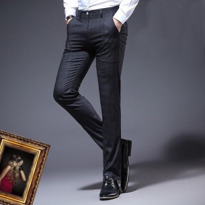 Hermes 2019 Mens Business Cotton Suit Pants - 에르메스 남성 비지니스 코튼 슈트 팬츠 Her0177x.Size(28 - 36).블랙