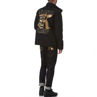 Evisu 2019 Mens Embroidery Skull Casual Jacket - 에비수 남성 자수 스컬 캐쥬얼 자켓 Evi001x.Size(s - 2xl).블랙
