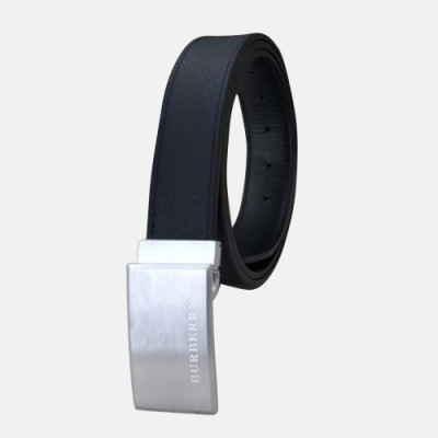 Burberry 2019 Mens Classic Logo Buckle Business Leather Belt - 버버리 남성 클래식 로고 버클 비지니스 레더 벨트 Bur0578x.Size(3.5cm).블랙은장