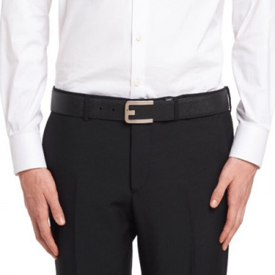 Prada 2019 Mens Saffiano Business Leather Belt - 프라다 남성 신상 사피아노 비지니스 레더 벨트 Pra0421x.Size(4.0cm).블랙은장