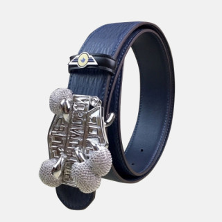 Stefano Ricci 2019 Mens Handi Craft Leather Belt - 스테파노리치 남성 핸디 크래프트 레더 벨트 Ste0058x.Size(3.8cm).블루은장