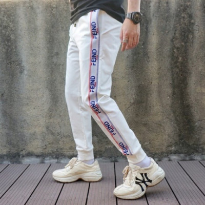 Fendi 2019 Mens Casual Trianing Pants - 펜디 남성 신상 캐쥬얼 트레이닝 팬츠 Fen0147x.Size(m - 4xl).화이트