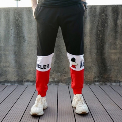 Moncler 2019 Mens Casual Cotton Pants - 몽클레어 남성 신상 캐쥬얼 코튼 팬츠 Moc0435x.Size(m - 4xl).블랙