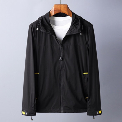 Prada 2019 Mens Cotton Casual Jacket - 프라다 남성 신상 코튼 캐쥬얼 자켓 Pra0496x.Size(m - 3xl).블랙