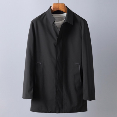 Prada 2019 Mens Cotton Trench Coat - 프라다 남성 신상 코튼 트렌치 코트 Pra0497x Size(m - 3xl) 2컬러(블랙/그레이)