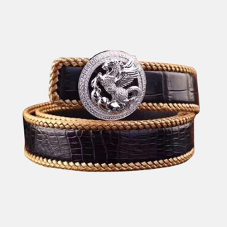 Stefano Ricci 2019 Mens Handi Craft Snake Leather Belt - 스테파노리치 남성 핸디 크래프트 뱀가죽 벨트 Ste0063x.Size(3.8cm).2컬러(브라운은장,브라운금장)