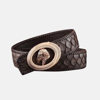 Stefano Ricci 2019 Mens Handi Craft Snake Leather Belt - 스테파노리치 남성 핸디 크래프트 뱀가죽 벨트 Ste0064x.Size(3.8cm).3컬러(블랙금장/화이트은장/브라운로즈골드)