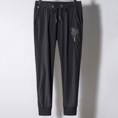 Fendi 2019 Mens Casual  Logo Trianing Pants - 펜디 남성 신상 캐쥬얼 로고 트레이닝 팬츠 Fen0161x.Size(30 - 40).블랙