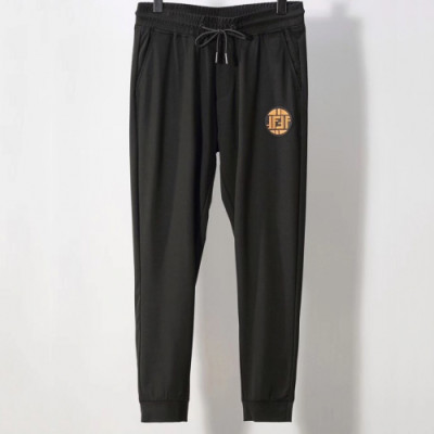 Fendi 2019 Mens Casual  Print Logo Trianing Pants - 펜디 남성 신상 캐쥬얼 프린트 로고 트레이닝 팬츠 Fen0162x.Size(30 - 40).블랙