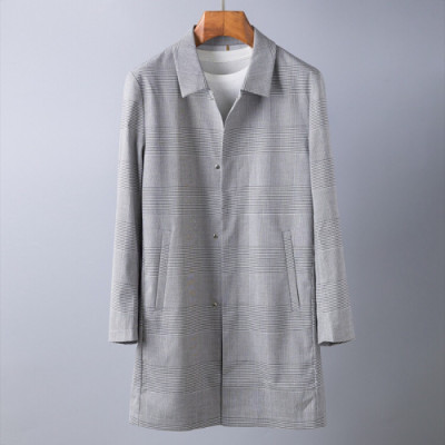 Burberry 2019 Mens Classic Business Cotton Coat - 버버리 신상 남성 클래식 비지니스 코튼 코트 Bur0610x.Size(m - 3xl).그레이