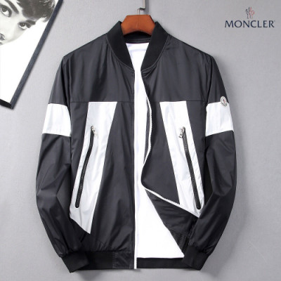 Moncler 2019 Mens Patch Logo Cajual Shell Jacket - 몽클레어 남성 패치 로고 캐쥬얼 셸 자켓 Moc0444x.Size(m - 3xl).2컬러(블랙/네이비)