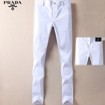 Prada 2019 Mens Slim Fit Denim Pants - 프라다 남성 신상 슬림핏 데님 팬츠 Pra0503x.Size(29 - 38).화이트