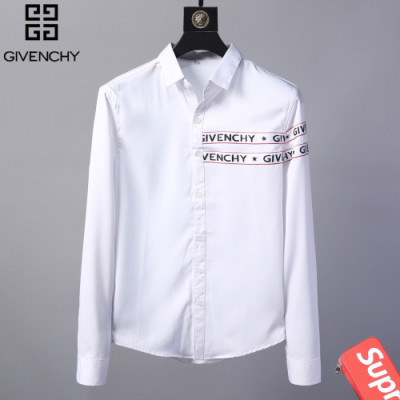 Givenchy 2018 Mens Logo Cotton Shirt-지방시 남성 로고 코튼 셔츠 Giv0109x.Size(m - 3xl).2컬러(블랙/화이트)