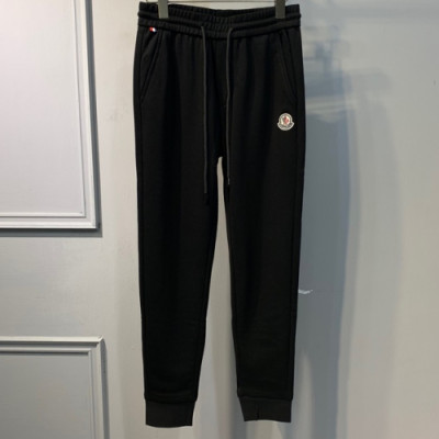 Moncler 2019 Mens Casual Cotton Training Pants - 몽클레어 남성 신상 캐쥬얼 코튼 트레이닝 팬츠 Moc0450x.Size(29 - 38).블랙