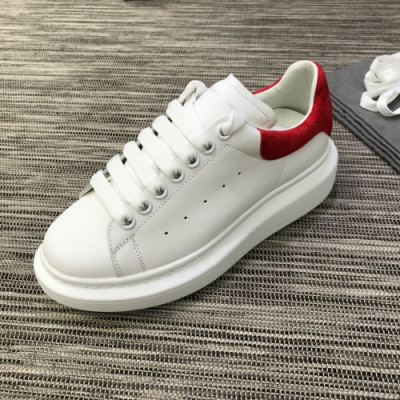 Alexander McQueen 2018 Mm/Wm Oversol Sneakers -알렉산더맥퀸 오버솔 스니커즈 Qeen0053x.Size(225 - 240).레드