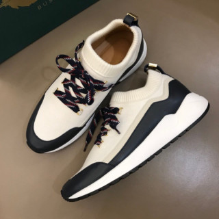 Buscemi 2019 Mens Business Casual Leather Sneakers - 부세미 남성 비지니스 캐쥬얼 레더 스니커즈 Bus006x.Size(240 - 275).아이보리
