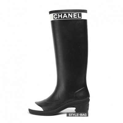 Chanel 2019 Women's Rain High-boots - 샤넬 여성 레인 하이 부츠 Cnl0319x.Size(225 - 245).블랙