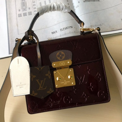 Louis Vuitton Spring Street Tote Shoulder Bag,17cm- 루이비통 스프링 스트리트 토트 숄더백 M90376,LOUB1035,17cm,와인