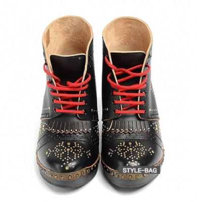 Burberry 2019 Ladies Stud Leather Ankle Boots  - 버버리 여성 스터드 레더 앵클부츠 Bur0640x.Size(225 - 245).블랙