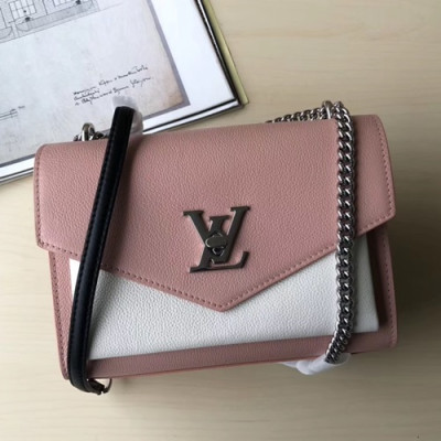 Louis Vuitton My Lock Me BB Shoulder Bag,22.5cm - 루이비통 마이 락미 bb 숄더백,M51418,LOUB1053 ,22.5cm,핑크+화이트