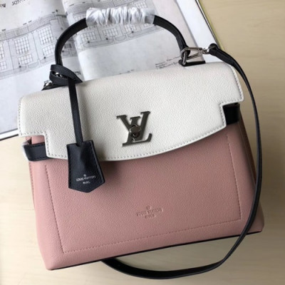 [커스텀급]Louis Vuitton Lock Me Ever One Handle Shoulder Bag,46cm - 루이비통  락미 에버 원 핸들 토트 숄더백,M51395,LOUB1054 ,46cm,핑크+화이트