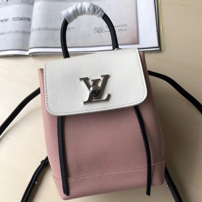 Louis Viutton  Lock me Backpack MINI ,16 / 22cm - 루이비통 락미 백팩 미니,M54573 / M41815,LOUB1055 ,16 / 22cm,핑크+화이트