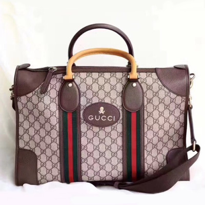 Gucci Supreme Duffle Bag,43.5CM - 구찌 수프림 남여공용 더플백 459311,GUB0505,43.5CM,브라운
