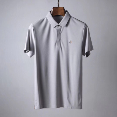 Burberry 2019 Mens Business Polo Cotton Short Sleeved T-shirt - 버버리 남성 비지니스 폴로 코튼 반팔티 Bur0644x.Size(m - 3xl).4컬러(블랙/버건디/그레이/그린)