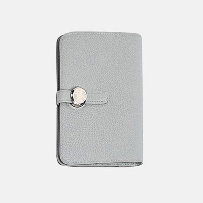 Hermes 2019 Womens  Dogon Compact Wallet - 에르메스 여성 도곤 콤팩트 월릿 Her0228x.Size(14cm).그레이
