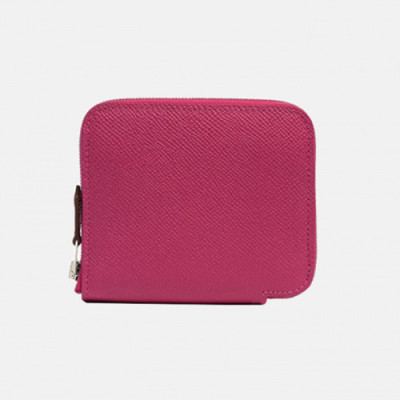Hermes 2019 Womens Silk in Zippy Small Wallet - 에르메스 여성 실크인 지피 반지갑 Her0234x.Size(11cm).핑크