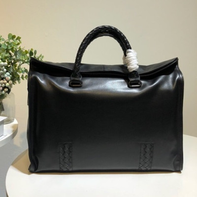 Bottega Veneta Leather Black Mens Business ,41cm - 보테가 베네타 레더 블랙 남성용 서류가방,BVB0146,41cm