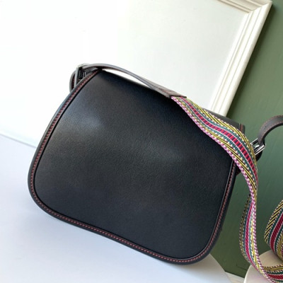 Hermes Barda Leather Messenger Shoulder Bag ,23cm - 에르메스 바르다 레더 메신저 숄더백 HERB0703,23cm,블랙