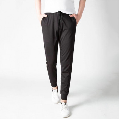 Emporio Armani 2019 Mens Cotton Training Pants - 알마니 남성 코튼 트레이닝 팬츠 Arm0188x.Size (30 - 40).블랙