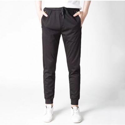 Fendi 2019 Mens Casual Initial Logo Trianing Pants - 펜디 남성 신상 캐쥬얼 이니셜 로고 트레이닝 팬츠 Fen0191x.Size(30 - 40).블랙