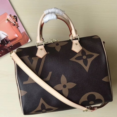 Louis Vuitton Speedy MonogramTote Shoulder Bag,30cm - 루이비통 스피디 모노그램 토트 숄더백 M41113,LOUB1115 ,30cm,브라운