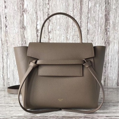 Celine Leather Belt Shoulder Bag,23CM - 셀린느 레더 벨트 숄더백 ,98310-7,23CM,카키