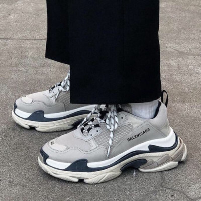 [커스텀급]Balenciaga 2019 Couple Triple-S Sneakers - 발렌시아가 커플 트리플S 러너 Bal0146x.Size(225 - 275).그레이