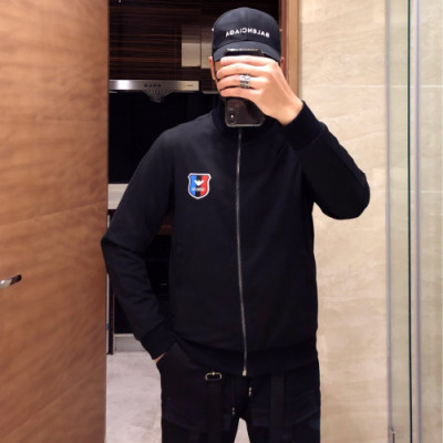Armani 2019 Mens Patch Logo Cajual Jacket - 알마니 남성 패치 로고 캐쥬얼 자켓 Arm0189x.Size(m - 3xl).블랙