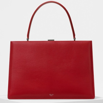 Celine  Leather Women Tote Bag,32CM - 셀린느 레더 여성용 토트백 ,90052-5,32CM,레드