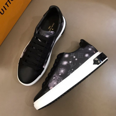 Louis Vuitton 2019 Mens Space Leather Sneakers  - 루이비통 남성 스페이스 레더 스니커즈 Lou0968x.Size(240 - 275).블랙