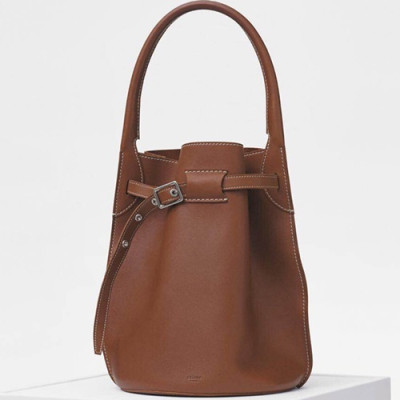 Celine 2019 Leather Bigbag Bucket Tote Bag,30CM - 셀린느 2019 레더 빅백 버킷 토트백 ,55427-1,30CM,브라운