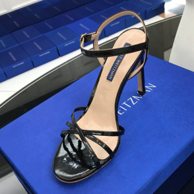 Stuart Weitzman 2019 Womens Patent Strap Sandal - 슈트어트 와이츠먼 여성 페이던트 스트랩 샌달 Stu002x.Size(225 - 245).블랙