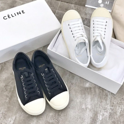 Celine 2019 Womens  Classic Cajual Canvas Sneakers - 셀린느 여성 클래식 캐쥬얼 캔버스 스니커즈 Cel0027x.Size(225 - 245).2컬러(블랙/화이트)