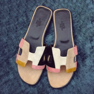 Hermes 2019 Womens Classic Oasis Leather Sandal - 에르메스 여성 클래식 오아시스 레더 샌들 Her0262x.Size(220 - 260).베이지
