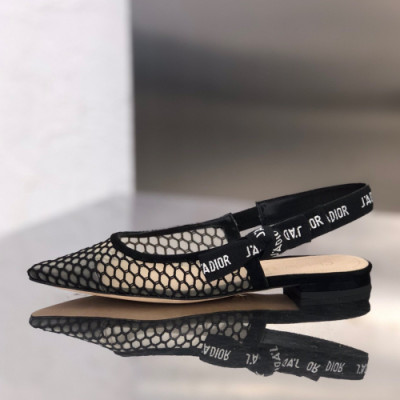 Christian Dior 2019 Womens J'adior Mesh Slingback - 크리스챤 디올 여성 자디오 메쉬 슬링백 Dio0202x.Size(220 - 250).블랙