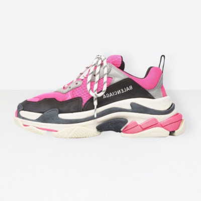 [커스텀급]Balenciaga 2019 Mm/Wm Triple'S Clear Sole Runner - 발렌시아가 남자 트리플S 러너 Bal0185x.Size(225 - 270).핑크