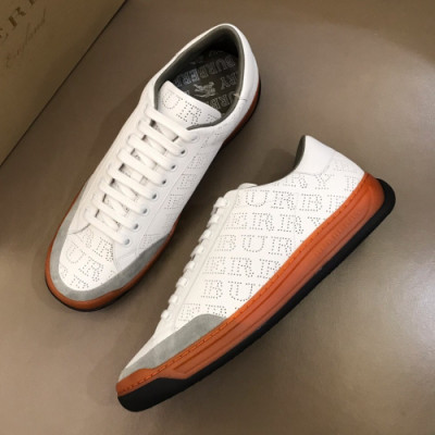 Burberry 2019 Mens Business Leather Sneakers - 버버리 남성 비지니스 레더 스니커즈 Bur0708x.Size(240 - 270).화이트