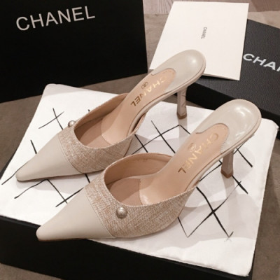 [최상급]Chanel 2019 Women's Pearl Jacquard Bloafer - 샤넬 여성 진주 자카드 블로퍼Cnl0372x.Size(225 - 250).베이지