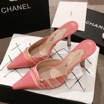 [최상급]Chanel 2019 Women's Pearl Jacquard Bloafer - 샤넬 여성 진주 자카드 블로퍼Cnl0373x.Size(225 - 250).핑크