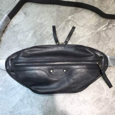 Balenciaga 2019 Leather Belt Bag,36CM - 발렌시아가 2019 남여공용 레더 벨트백,BGB0035,36CM,다크그레이